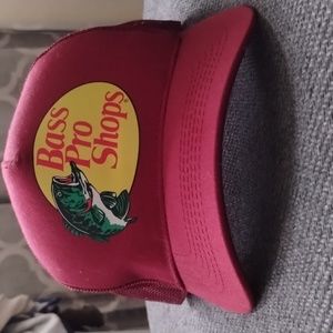 Burgundy Bass Pro Hat
